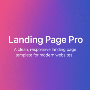 LaunchMate – Multi-Purpose Landing Page Template