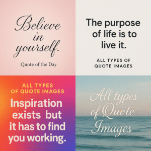 All Types of Quote Images